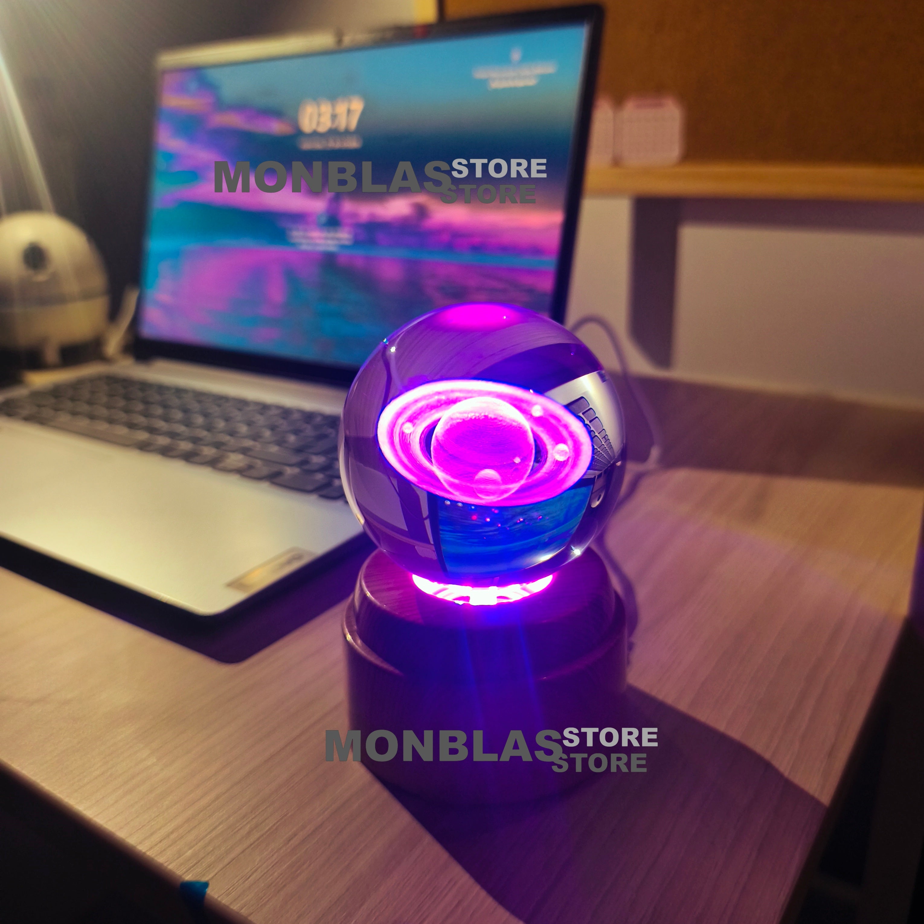 🌟🚀Combo Espacial humidificador + esfera saturno 🌌 🌟